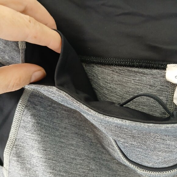 Lululemon Women's Pace Rival Size 6 Crop Leggings Gray Activewear Athleisure M m - Picture 10 of 16